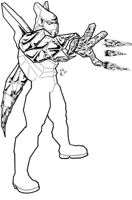 coloriage monstre alien force ben 10